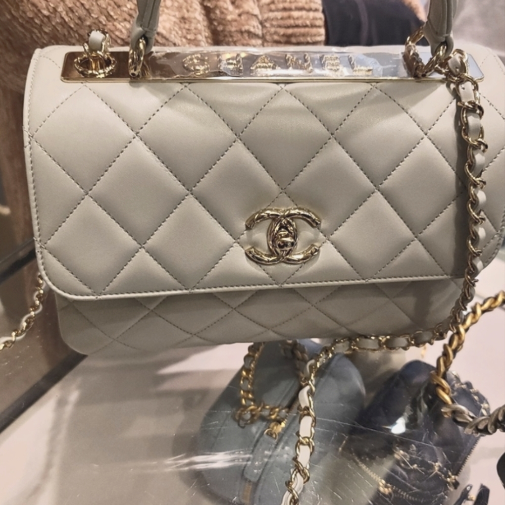 Chanel Flap Bag With Top Handle